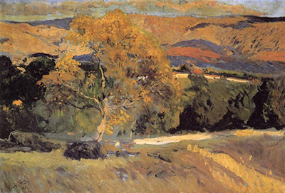 The Yellow Tree, La Granja Joaquin Sorolla